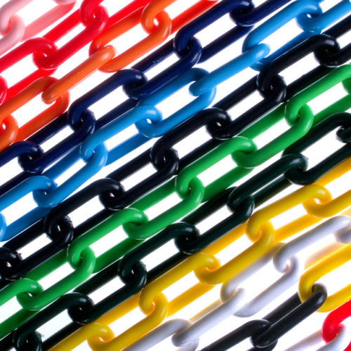 6mm Plastic Chain (5m) The Little Post & Chain Company