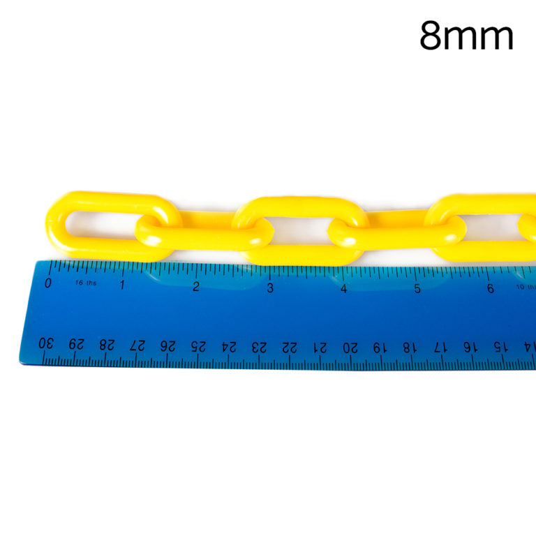 8mm Plastic Chain Measurements
