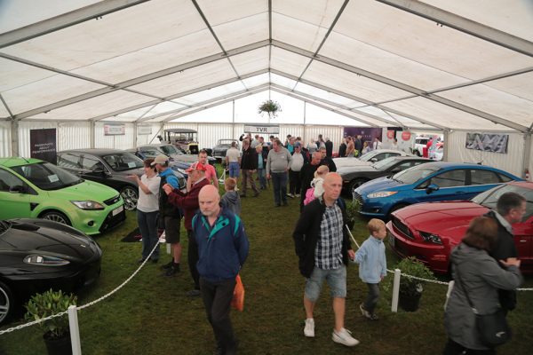 White Posts and White Chain Fencing Car Show White Posts and White Chain Fencing Car Show
