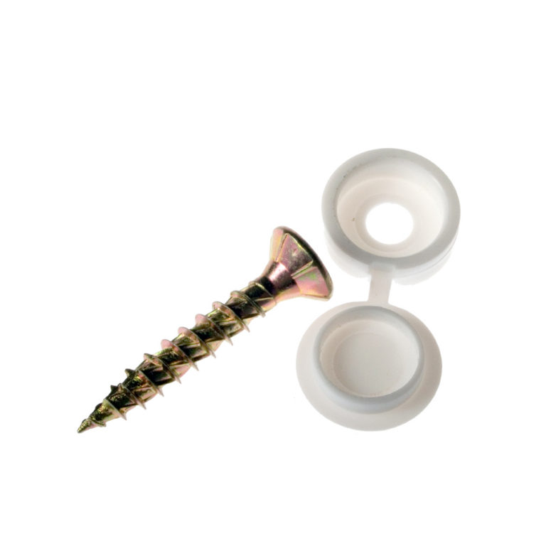 White Screw Cap and Screw